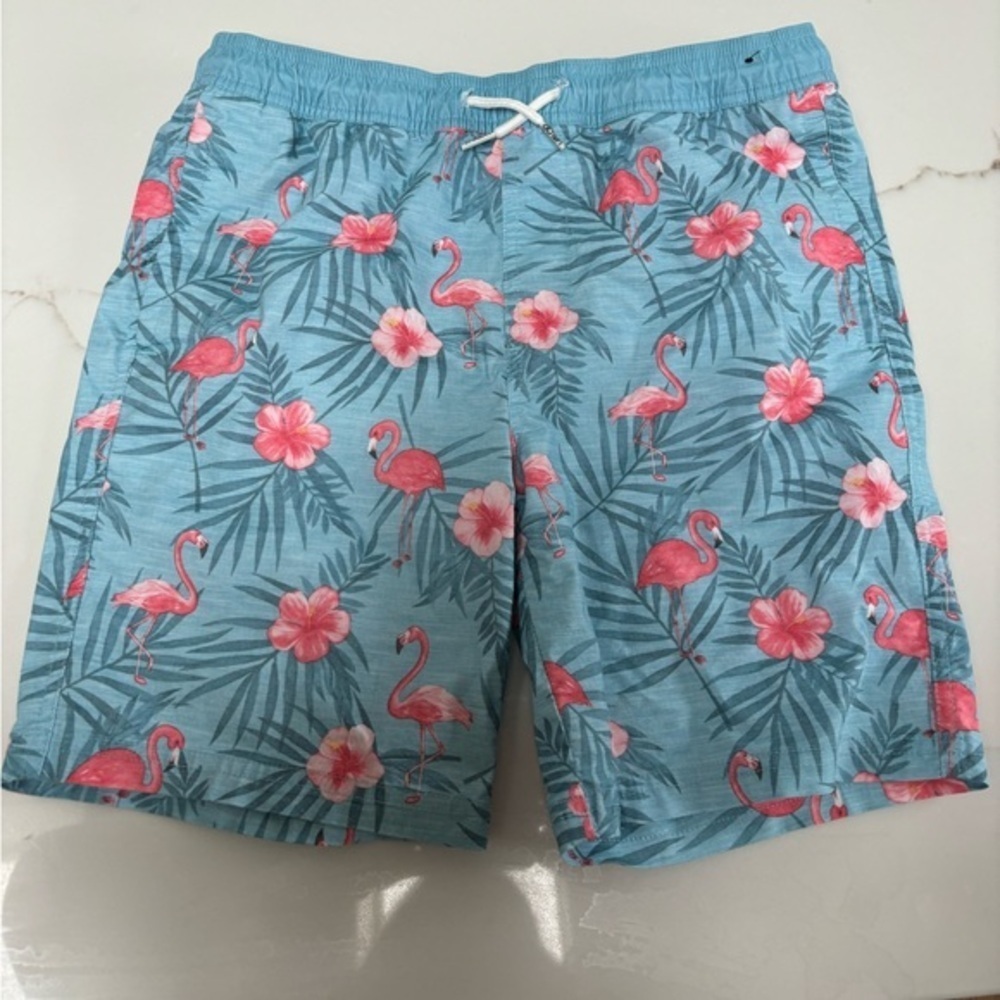 Valour collective swim boys large flamingos swim shorts - Picture 2 of 3